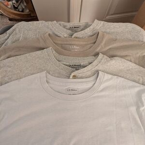 L.L. Bean Men's Gray and Tan Shirt Set XXL NWOT